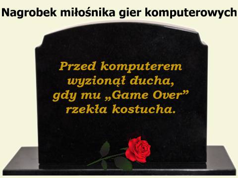 Koniec gry... Fraszka Wojciecha Wojnara