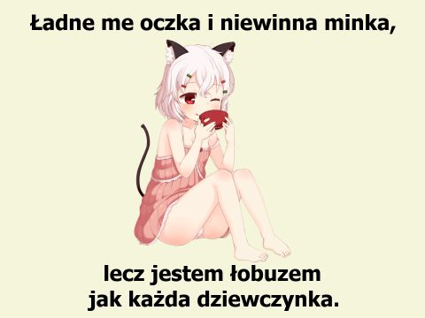 Niewinna minka... Dziewczyna łobuz