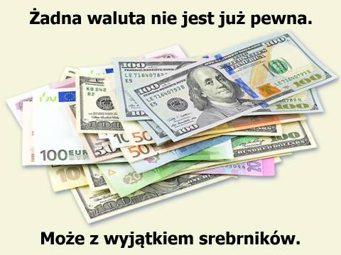 Judaszowe srebrniki Aforyzm Janusza Rosia